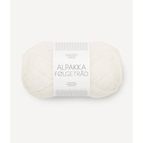 ALPAKKA fylgiþráður white 50 gr - 1002
